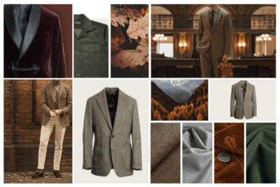 5 FABRICS FOR FALL Graphic Corduroy overshirt